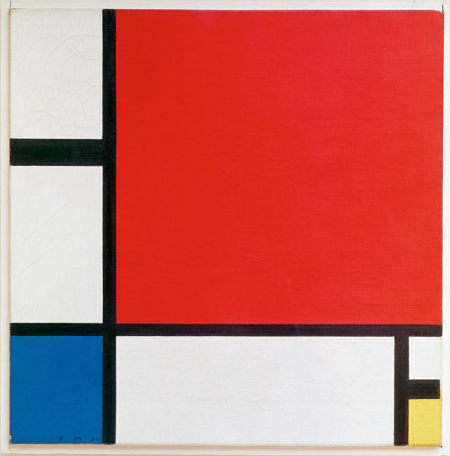 Piet Mondrian — Composition II in Red, Blue and Yellow, 1930